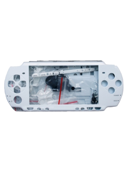 Корпус PSP Slim 2000 в сборе + кнопки (белый) (PSP)